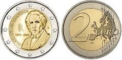 Photo of 2 euro (150 Aniversario de la Muerte de Alessandro Manzoni)