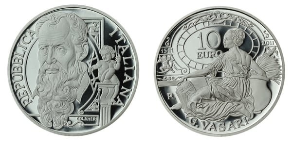 Photo of 10 euro (500 Años del Nacimiento de Giorgio Vasari)