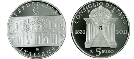 Photo of 5 euro (180º Aniversario del Consejo de Estado)