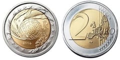 2 euro (50th Anniversary of the World Food Program) from Italy