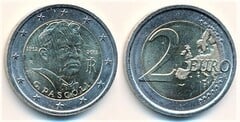 2 euro (100th Anniversary of the Death of Giovanni Pascoli) from Italy
