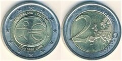 2 euro (10th Anniversary of the Economic and Monetary Union / EMU) from Italy