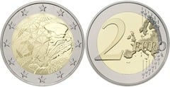 2 euro (35th Anniversary of the Erasmus Program) from Latvia