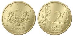 20 euro cent from Latvia
