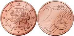 2 euro cent from Lithuania