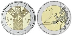 2 euro (100th Anniversary of the Founding of the Independent Baltic States) from Lithuania