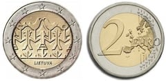 2 euro (Lithuanian Song and Dance Festival) from Lithuania
