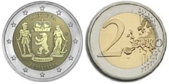2 euro (Lithuanian Ethnographic Regions - Samogitia) from Lithuania