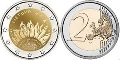2 euro (Together with Ukraine) from Lithuania