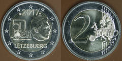 2 euro (50th Anniversary of Voluntary Military Service in Luxembourg) from Luxembourg