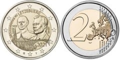 2 euro (100th Anniversary of the Birth of Jean, Grand Duke of Luxembourg) from Luxembourg