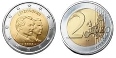 2 euro (25 Birthday of Crown Grand Duke William) from Luxembourg
