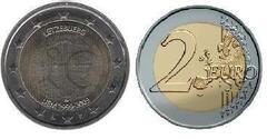 2 euro (10th Anniversary of the Economic and Monetary Union / EMU) from Luxembourg