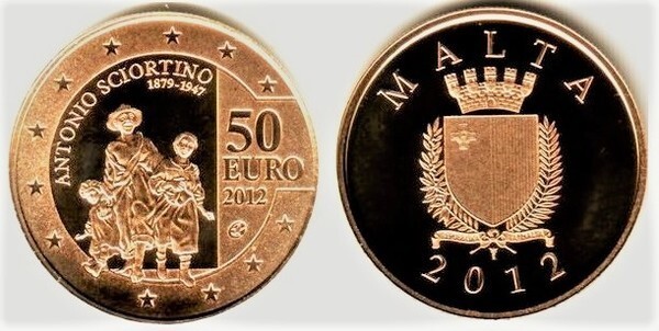 Photo of 50 euro (65 Aniversario de la Muerte de Antonio Sciortino)