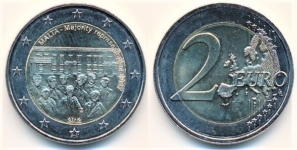 Photo of 2 euro (Representación Mayoritaria de 1887)
