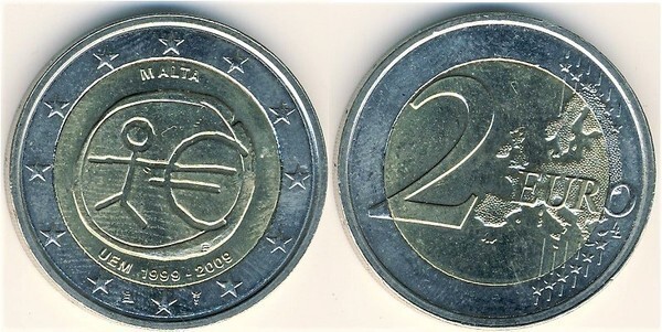 Photo of 2 euro (10 Aniversario de la Unión Económica Monetaria/UEM)