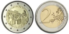 2 euro (200th Anniversary of the Prince's Carabinieri Company) from Monaco