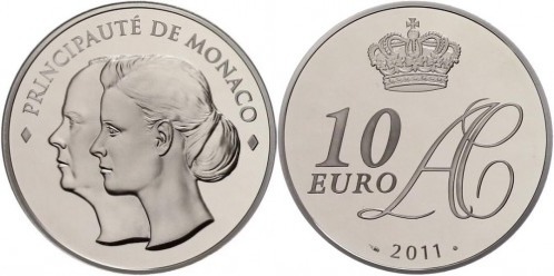 Photo of 10 euro (Boda de Alberto II y Chaléne)