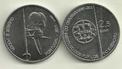 2,50 euro (100th Anniversary of the Army Alumni) from Portugal