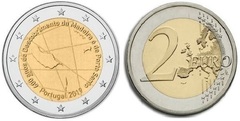 2 euro (600th Anniversary of the Discovery of Madeira and Porto Santo) from Portugal