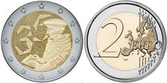 2 euro (35th Anniversary of the Erasmus Program) from Portugal
