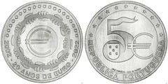 5 euros (20th Anniversary of the Euro) from Portugal