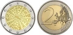 2 euro (Paz entre las Naciones) from Portugal
