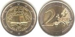 2 euro (50th Anniversary of the Treaty of Rome) from Portugal