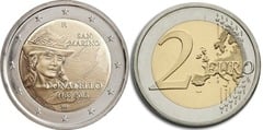 2 euro (550th Anniversary of the Death of Donatello) from San Marino