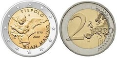 2 euro (250th Anniversary of the Death of Giambattista Tiepolo) from San Marino