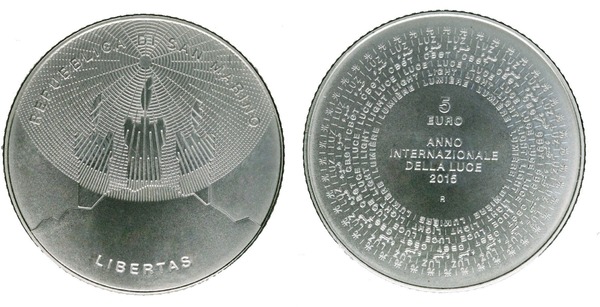 Photo of 5 euro (Año Internacional de la Luz)