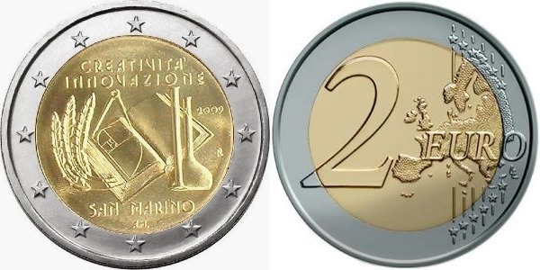 Photo of 2 euro (Año Europeo de la Creatividad y la Innovación)