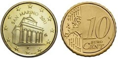 10 euro cent from San Marino