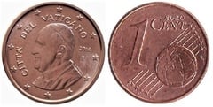 1 euro cent (Francis I) from Vatican