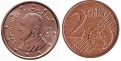 2 euro cent (Francis I) from Vatican