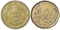 20 euro cent (Francis I) from Vatican