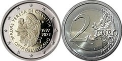 2 euro (25th Anniversary of the death of Mother Teresa of Calcutta) from Vatican