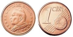 1 euro cent (John Paul II) from Vatican
