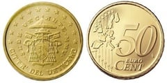 50 euro cent (Headquarters Vacant) from Vatican