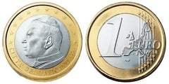 1 euro (John Paul II) from Vatican