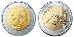 2 euro (John Paul II) from Vatican