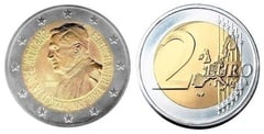 2 euro (80th Birthday of His Holiness Pope Benedict XVI) from Vatican