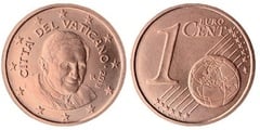 1 euro cent (Benedict XVI) from Vatican